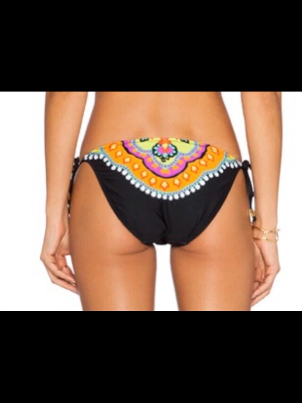 Trina Turk Nuevo Sol Sz 2 Side-Tie Hips bottoms - Picture 3 of 8